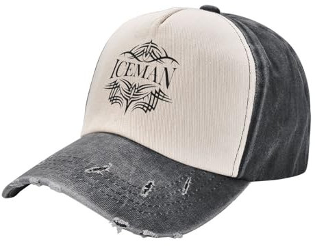 GUPUOOU Tribal Hockey (Iceman) Baseball Cap Derby Hut modische Mädchen Hüte Herren Baumwolle, für alle Jahreszeiten