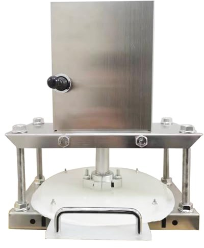 guoyjmm Commercial Dough Pizza Press, 8.66 Diameter Electric Pizza Dough Press Machine, Dough Sheeter Tortilla Roller Maker, Stainless Steel Tortilla Press Machine for Pizza, Pie,Tortillas, Pastry
