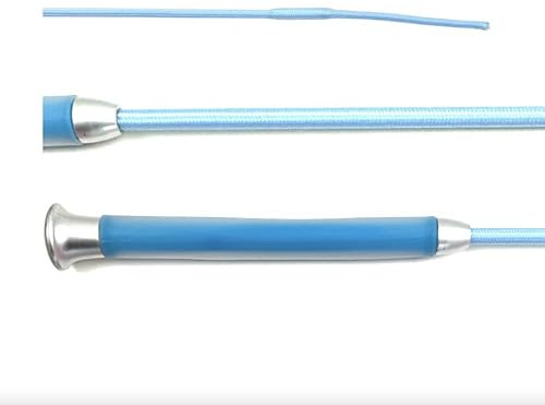 JA Horse JA0049 Gel Dressurgerte mit Memory-Gel-Griff, Hellblau, 120 cm | Tragekomfort Ergonomische Dressurgerte für präzise Hilfengebung spürbare Handentlastung