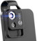 Pyatofy 200X Phone Mini Pocket Microscope with LED Light/Universal Clip, Portable Digital Microscope Camera (Black, with CPL)