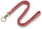 MORSUNBELA Cordon tour de Cou Cordon Porte-Clés, Cordon Badge Tour de cou Porte Clé, Cordon Clef cou pour d'Identification, Clés, Téléphone Portable (Rouge)