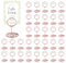 Minnhua 36 Stück Photocard Holder, Metall Tischnummernhalter, Tischnummern Hochzeit Menükartenhalter Fotohalter, Tischkartenhalter für Hochzeiten, Jubiläen, Partys ( Roségold Runden)