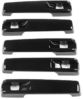 Auto Linkslenker Außentürgriff Für Benz Für G-Klasse Für W461 Für W463 Für G55 Für G63 Für G500 2001-2021 Glanz Schwarz Außerhalb Außentür Griff Schutz Abdeckung Trim Exterieur Auto Türgriff