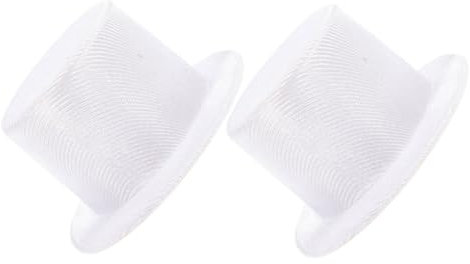 GALPADA 2stücke Mini-hüte Für Bastelprojekte Weiße -hüte Strapazierfähigem Für -dekorationen Haustieraccessoires Und Festliche Anlässe