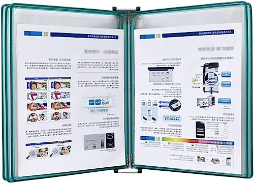 Dossiers de projet, gestionnaire de fichiers pliés Classeur de portefeuille photo, porte-fichiers mural for dossier A4, affichage de livre à rabat for affiche 5 panneaux, montage mural, affichage de l