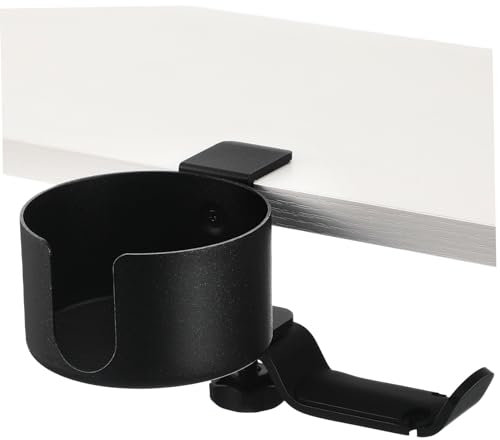 SOIMISS Metal Desk Headphone Holder Cup Clamp for Headset Under Desk Mount Robust Adjustable Stand