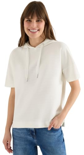 Damen T-Shirt mit Kapuze und Struktur