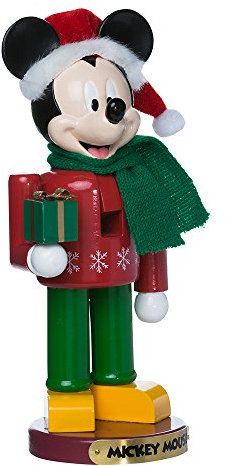 Kurt S. Adler 10-Inch Nutcracker Kurt Adler Nussknacker, Mickey Mouse, 25,4 cm, Mehrfarbig, Standard
