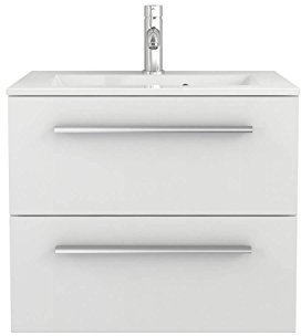 Sieper Badmöbel - Mueble bajo para lavabo de 60, 90 o 120 cm. de ancho - En color blanco o antracita - Muebles para baño fabricados en Alemania - Producto premontados, blanco, 60
