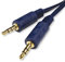 Ex-Pro 7m Shielded 3.5mm Audio Cable, Stereo Aux Lead with Gold Connectors for Speaker, Home, Car, Headphones, Smartphones, Tablets, MP3 Players, and more