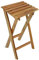 2X Hocker Eukalyptus Klapphocker FSC Holz Gartenhocker Garten Beistelltisch Holz