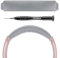 Geekria Fascia di ricambio in pelle proteica, compatibile con cuffie Bose QuietComfort 35 ii Gaming, QC35 II, QC35 (grigio)