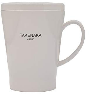 TAKENAKA Tasse mit Deckel von Bento Box aus Japan (Gray Champignon)