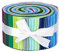 perfeclan 36x Baumwollstoff Patchwork, Jelly Rolls Stoff, Blumen Jelly Rolls Stoffstreifen Bundle für Patchwork, Quilten, Nähen Projekt, DIY Handwerk, Pure Farbe，6,25 x 100 cm