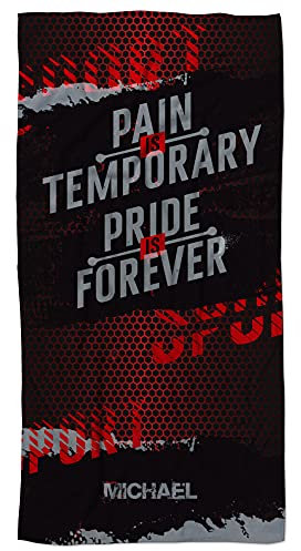 LolaPix Sport Handtuch. Personalisiertes Mikrofaser Handtuch. Superabsorbierend und Antibakteriell. Pride