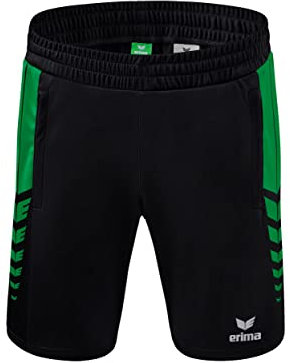 Erima SIX Wings Short schwarzgruen, 3XL Herren