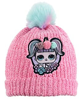 L.O.L. Surprise! Kinder Mädchen Winter-Mütze Bommelmütze (Pink, 52)