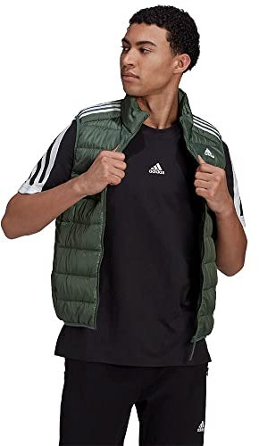 adidas Homme Essentials Light Down Vest, Green Oxide, S