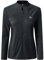 MoFiz Femme Veste de Sport Entièrement Zippée Légère Manche Longue Sweat-Shirt Fin sans Capuche Vest de Survêtement Course Randonnée Décontracté Haut Gris Foncé L