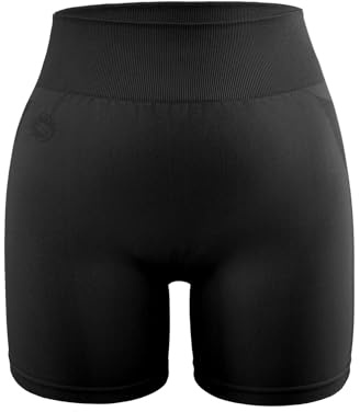 STARK SOUL® Kurze Sport Leggings Damen, Seamless, Opaque, Fitnessshort, Größen: XS, S, M, L