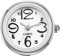 JewelryWe Ringuhr Fingeruhr Damen Ultradünn Rund Analog Quarz Ring Uhr Verstellbar Fingerringuhr Uhrenring Silber Weiß