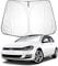 BIXUAN Golf 7 Parasol Compatible con VW Golf MK 7 Seat Leon MK3 Cupra 5F 2013-2019 Parabrisas para Golf 7.5 la Cubierta Delantera del Coche Parabrisas Parabrisas Bloqueado Cubierta UV