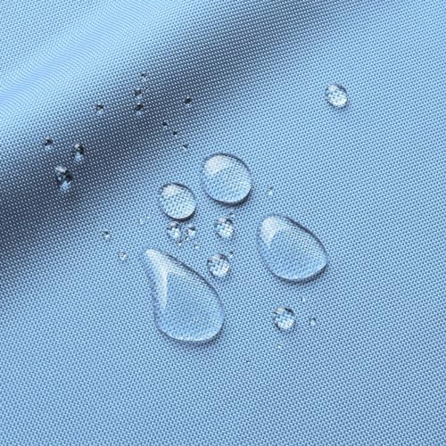 Patchhome Oxford Polyester Öko-Tex Gewebe, Wasserdicht, Polyesterstoff, Meterware mit 160cm Breite reißfest und pflegeleicht (Hellblau)