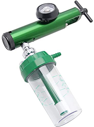 Aiwjeakh Sauerstoff-Durchflussmesser, Sauerstoffregler, 0 – 15 l/min, Druckregler, Reduzierstück, Ventil mit Eingangsgewinde 870