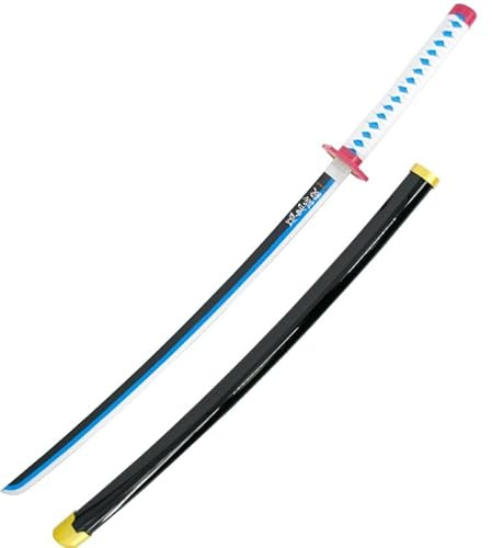 Bambus Katana Cosplay Schwert, Katana Anime Serien Schwert 105cm eine Vielzahl von Modellen zur Auswahl (Tomioka Giyuu)