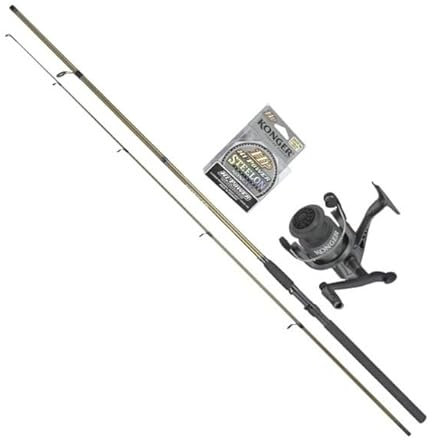 Angelset Spinnruten Set Steckrute Rolle Schnur 2,70m 10-25g Raubfisch