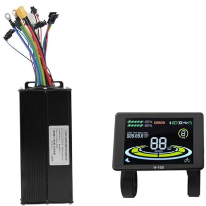 Yominerr H-100 E-Bike-Anzeigemessgerät 40 A 36 V/48 V/52 V Sinus-Controller-Kit Scooter E-Bike-Modifikationszubehör