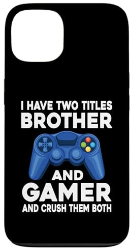 Hülle für iPhone 13 I Have Two Titles Brother And Gamer Videospiele Game Boy