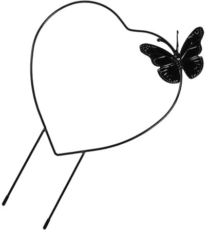 Milisten Supporto per Piante Rampicanti Ferro Struttura Resistente e Stabile per Giardino Design Creativo Forma di Farfalla per Cortile e Patio