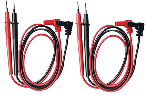 CANIGHT Clamp Multimeter Tester Electrician 2 Sets of Universal Electrical Test Leads Kit for Digital Multimeters Multimeter Cables and Probes for Accurate Testing and Measurement
