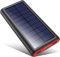 QTshine Power Bank Solare 26800mAh, Caricabatterie Solare Portatile con 2 Uscite Porte, Grande Powerbank Capacità Caricatore Solare Batteria Esterna per iPhone 16/15/14 Pro Max Samsung Huawei ecc.