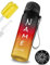 My Vesperbox – Minny - Kinder Trinkflasche - Personalisiert mit deinem Name – 500,750, 1000ml ink. Strohhalm oder Sieb - BPA frei - für Kindergarten, Schule, Sport, Freizeit (Deutschland 500ml)