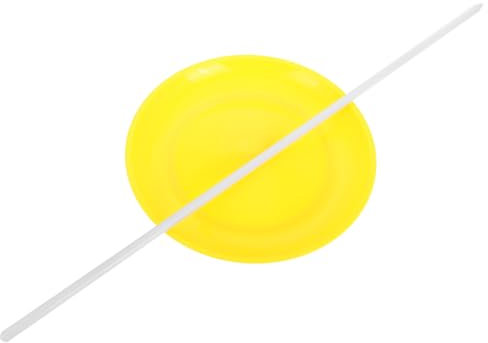 VICASKY Assiette Tournante pour Jonglerie Kit Assiettes Rotatives avec Bâton Accessoire De Scène pour Performances Acrobatiques