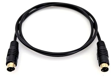 JZK 1M Cavo S-Video a 4 pin maschio-maschio S video SVHS Conettori AV TV 4pin placcata oro cavo S-VHS per HDTV, DVD, VCR, videocamera, console gioco