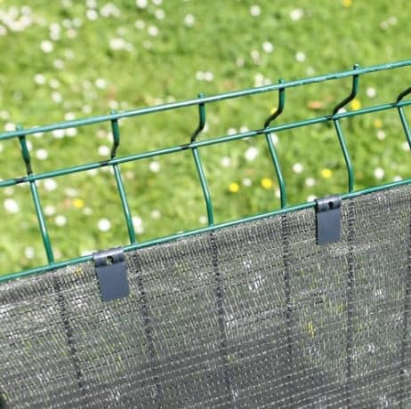 Nature Clip de Fixation pour Toile et Filet, Couleur Taupe