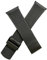 Ersatz-Uhrenarmband für Skagen Unisex-Uhr mit schmalem Schraubband, 28–22 mm (Silber) (Schwarz, 28 mm, L)
