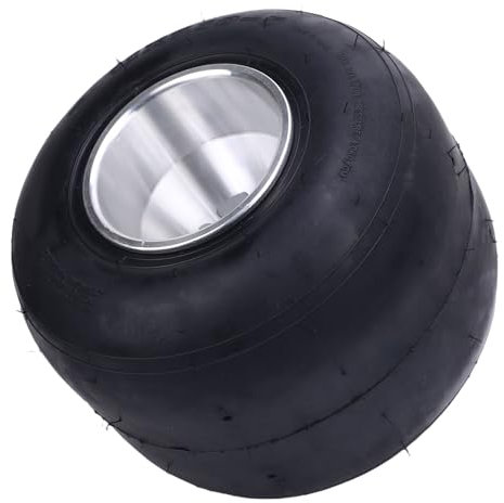 Oreilet Go Kart-Reifen und Felgen, 11x7.10-5 Reifen Gummi-Aluminium-Legierung 4PR Tubeless Heckröge Reifen-Reifen-Reifenbaugruppe für Go Kart