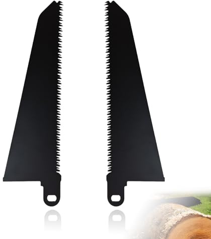 For Black and Decker Scorpion Saw Blades, 2PCS Reciprocating Saw, Carbon Steel Saw Blade Kit Compatible with Black and Decker Piranha Scorpion Saws Blades for Wood Plastic Metal, Cutting Branches