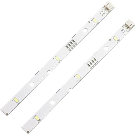 TNSLAND 2 Stück Kühlschranklampe LED Kühlschranklampe Kühlbeleuchtung für Kühlschränke kühlschrankbirne Lichtleisten für Kühlschrank Licht für Rongsheng/Hisense E349766 MDDZ-162A 1629348 DC12V 2W
