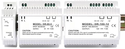 Alimentatore switching DR-15/60/100 5V 12V 24V Alimentatore for guida DIN Trasformatore industriale Piccolo volume 4,2A 6,5A 7,5A(DR-60-24 2.5A)