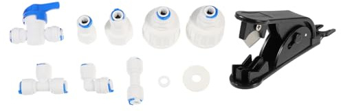 Baluue Ice Maker Installation Kit with Pom Material and Safe to Use Features, of Water Line Connect Fittings Compatible with Ice Machines and Coffee Machines for Simple Operation