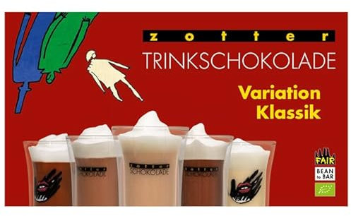 Zotter Trinkschokolade Variation Klassik 5 x 22 g