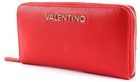 Valentino Divina Zip Around Wallet Rosso