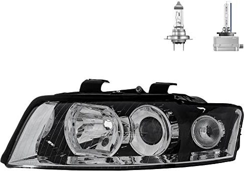 EISENFELS Bundle Set 69587991 Scheinwerfer links + OSRAM Leuchtmittel D1S Xenarc + H7 Classic kompatibel mit A4 Avant 8E5 B6