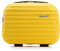 WITTCHEN Valise cosmétique Trousse de Toilette Valise de Voyage Bagage à Main Bagage Cabine en ABS Trousse de Toilette Sac à cosmétiques Femme Groove Line Jaune