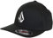 Volcom Full Stone Flexfit Cap (Black/White, S/M)